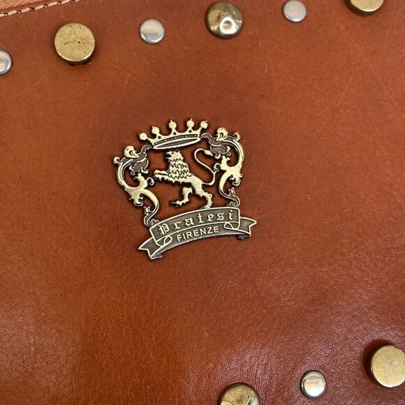 Pratesi Firenze Leather Mini Studded Shoulder Bag - Picture 5 of 14